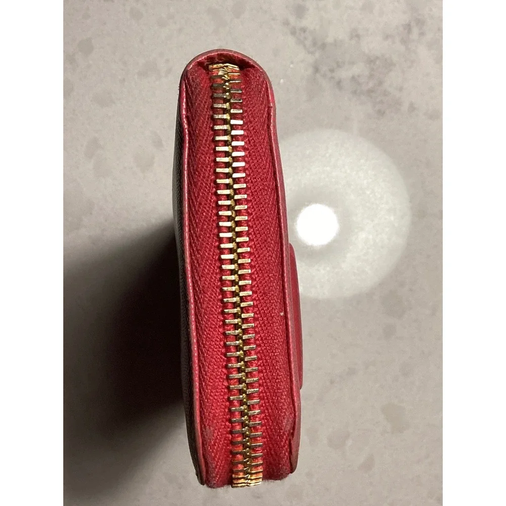 Prada Saffiano Leather Zip Around Wallet‎ Bow Accent Designer - Picture 11 of 13